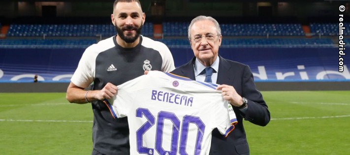 Karim Benzema dosáhl 200 ligových gólů za Real Madrid. Zařadil se tak mezi legendy klubu