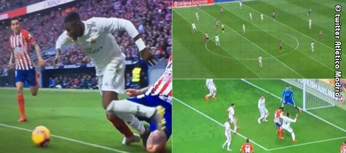 Atleti si stěžují na rozhodčí v derby proti Realu. Nelíbí se jim penalta, ani neuznaný gól Moraty