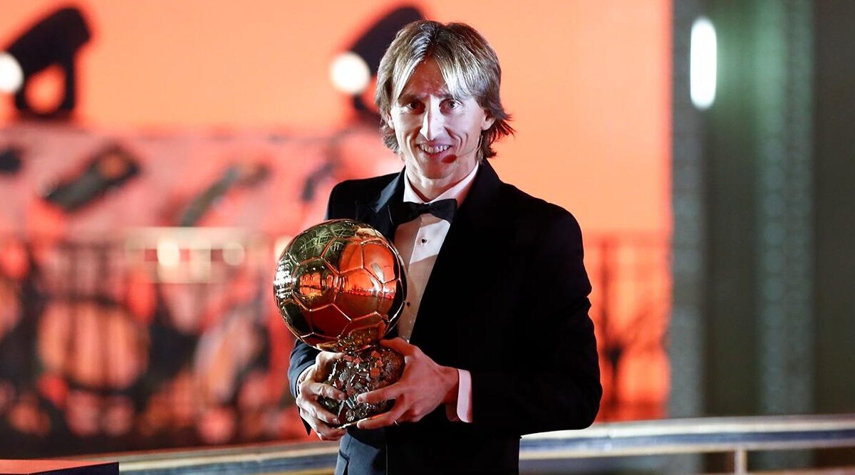 Luka Modrić se Zlatým mičem
