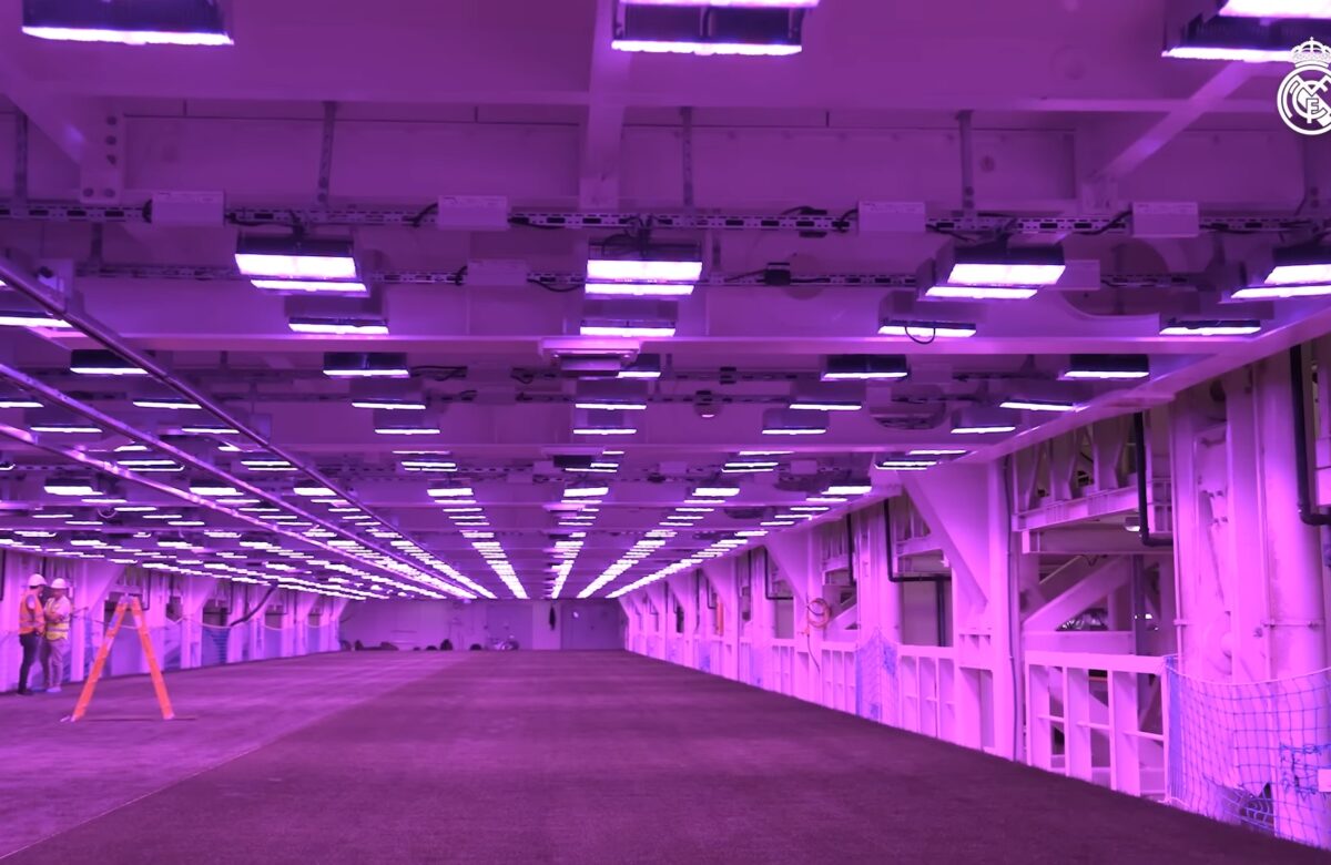 Podzemní jeskyně na Santiago Bernabéu (zdroj: realmadrid.com)