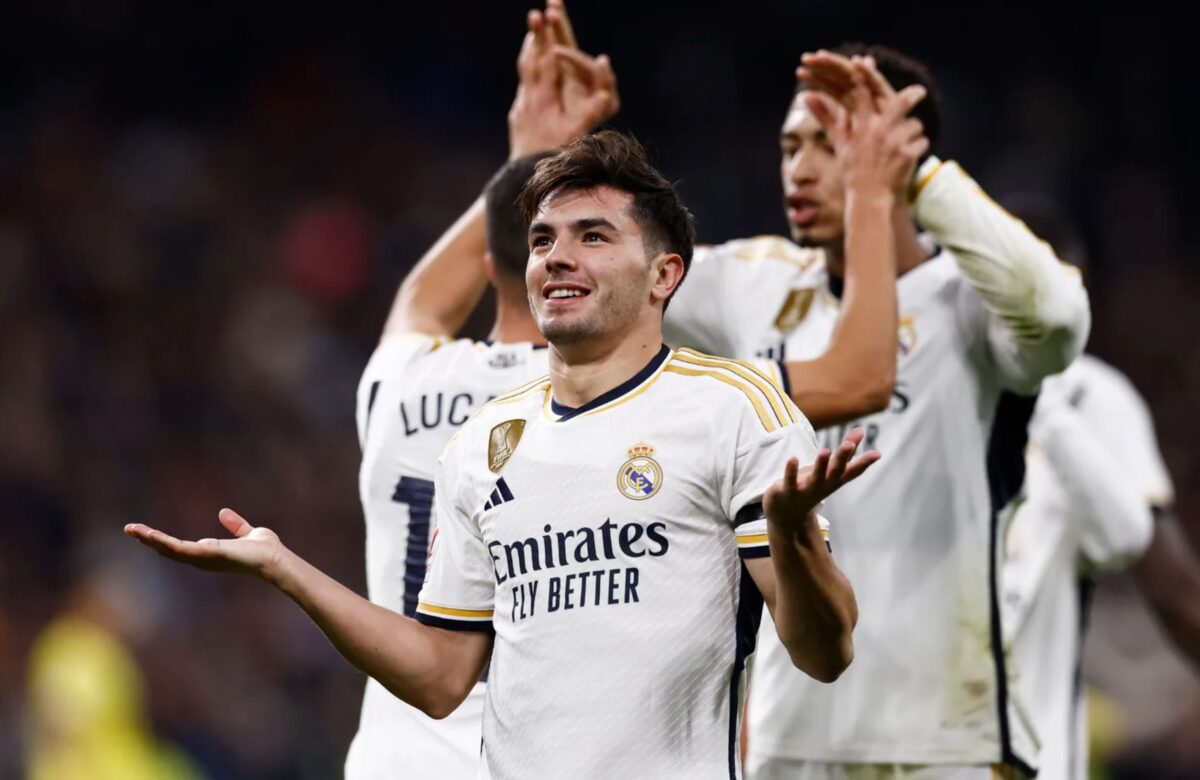 Brahim Díaz slaví gól (zdroj: realmadrid.com)