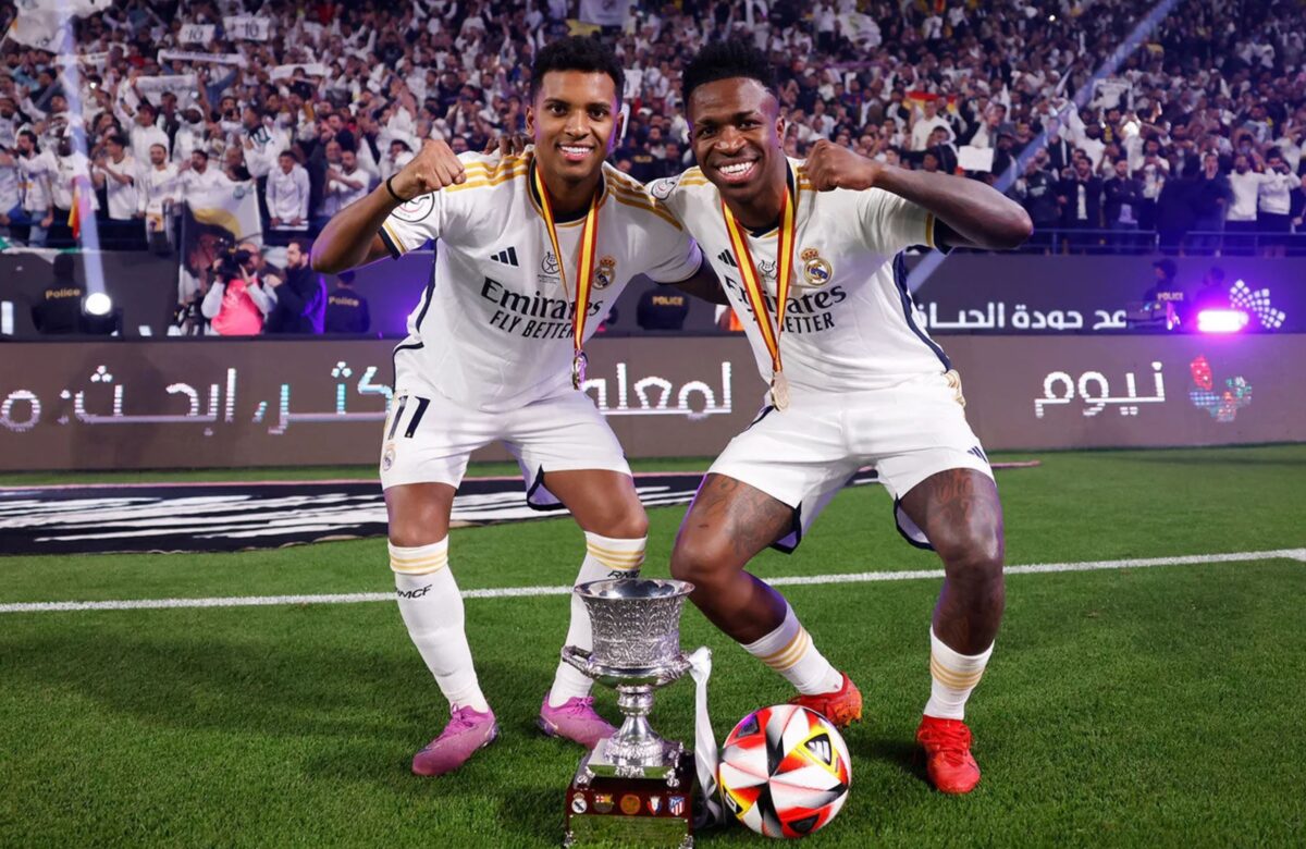 Rodrygo a Vinícius (zdroj: realmadrid.com)