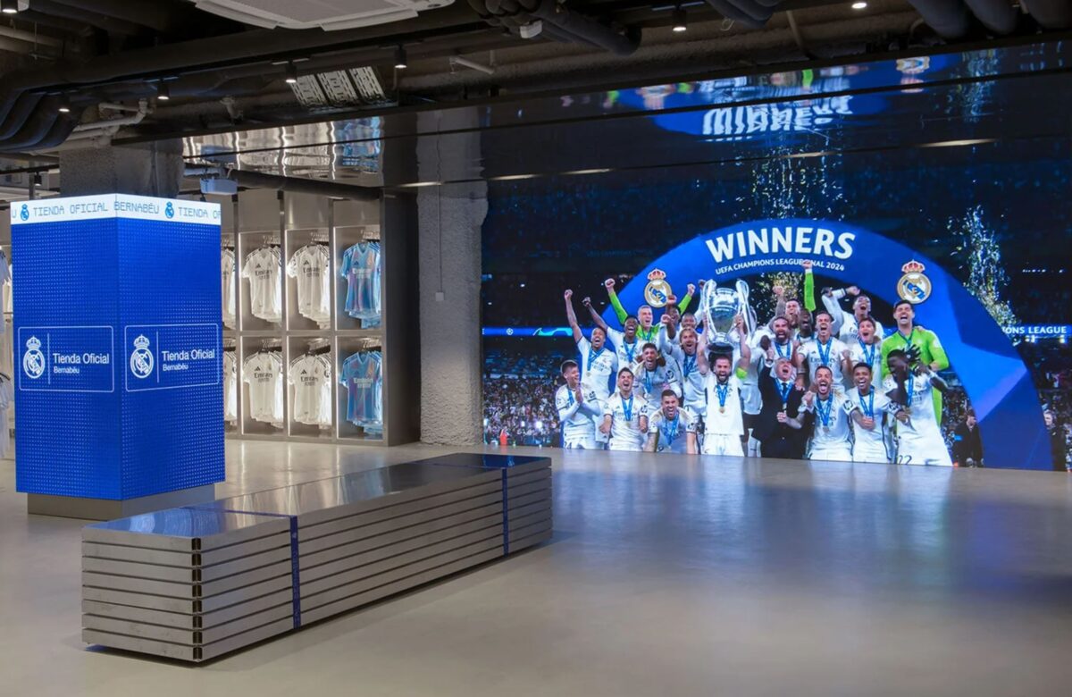 Nový obchod na Bernabéu (zdroj: realmadrid.com)