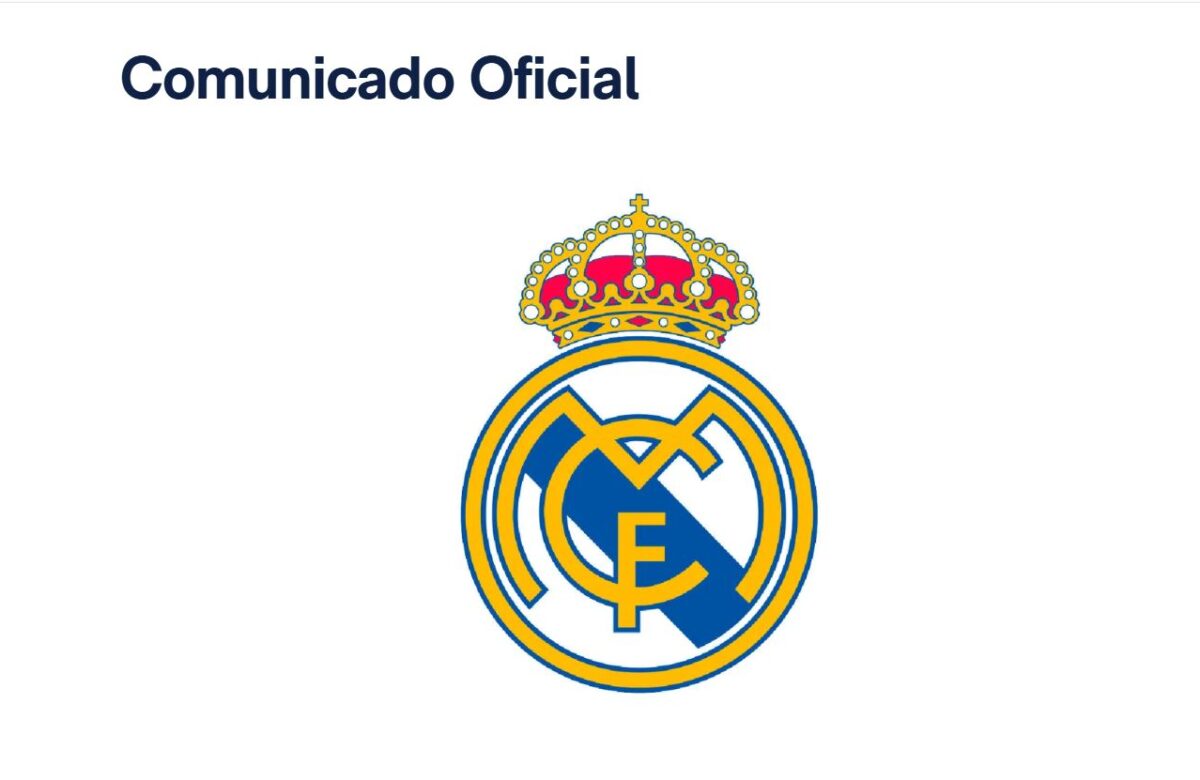 Oficiální prohlášení (zdroj. realmadrid.com)