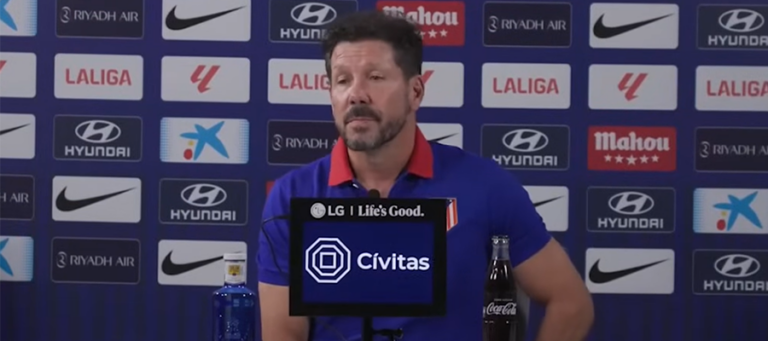 Simeone: Nepamatuju si, co jsem řekl, mám špatnou paměť. Platí, že co se stane na hřišti, zůstane na hřišti