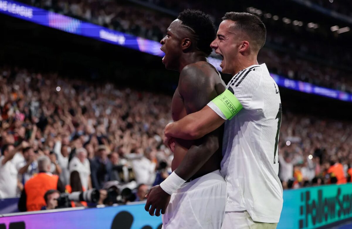 Vinícius Júnior a Lucas Vázquez (zdroj: realmadrid.com)