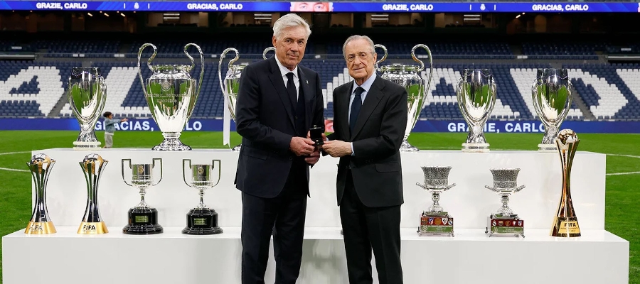 Ancelotti se zapojil do kampaně a podpořil Péreze: Ještě spousta historie před námi, Hala Madrid