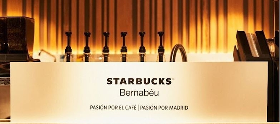 VIDEO: Na Santiago Bernabéu otevřeli Starbucks s výhledem na hřiště