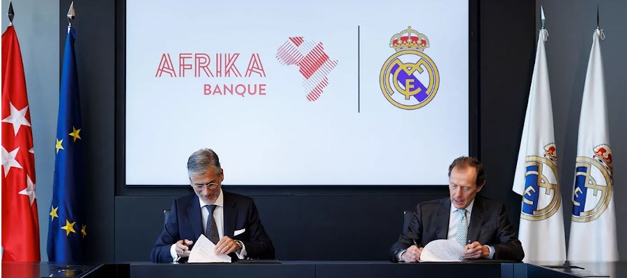 Real Madrid podepsal sponzorskou smlouvu s Afrika Banque