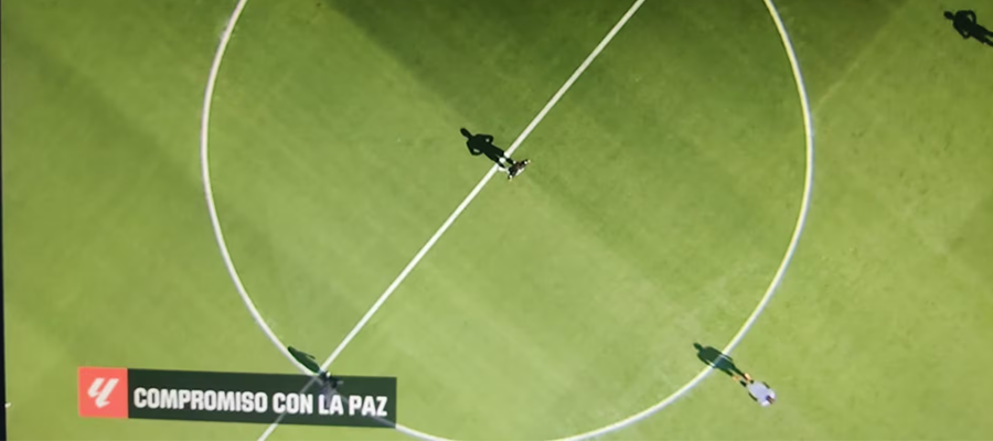 Tebasova ostuda pokračuje! La Liga opět cenzuruje protest a předstírá, že hráči stojí za „závazkem pro mír“