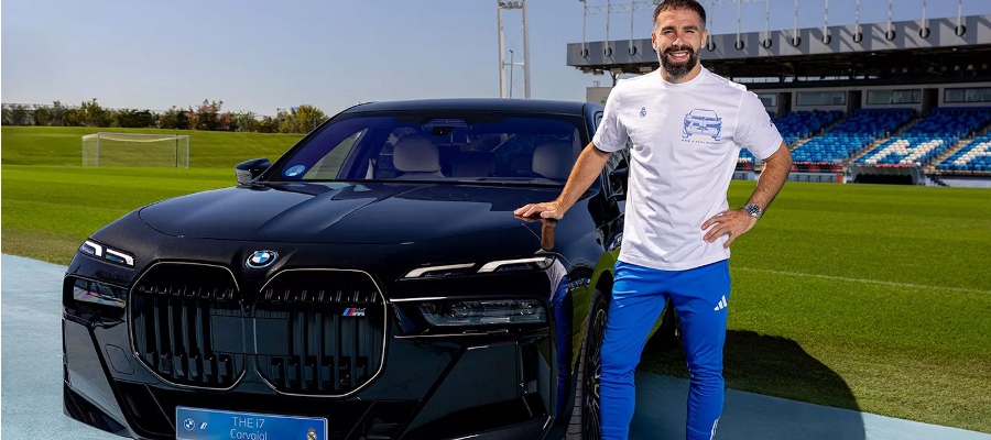 BMW España předává oficiální vozy prvnímu týmu Realu Madrid