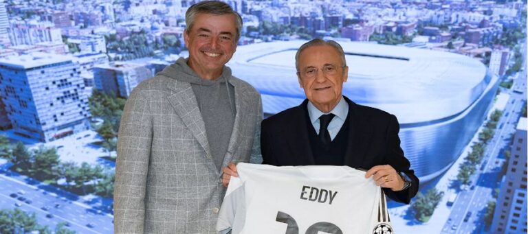 Florentino Pérez přijal na Bernabéu viceprezidenta Apple