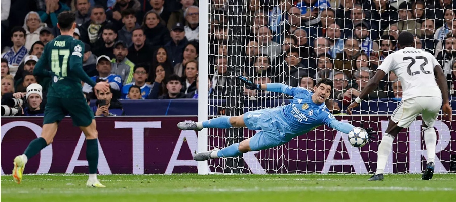 Courtois: Gól na 1:1 to trochu moje chyba