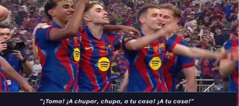 Fermín směrem k tribunám: „Tak si to spolkněte! A mazejte domů!“  [VIDEO]