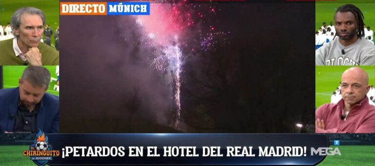 Výbuchy petard před hotelem Realu Madrid před duelem s Bayernem Mnichov