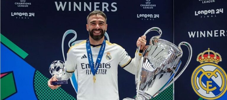 Carvajal odchází s 27 trofejemi, což je druhý nejlepší výsledek v historii Realu Madrid
