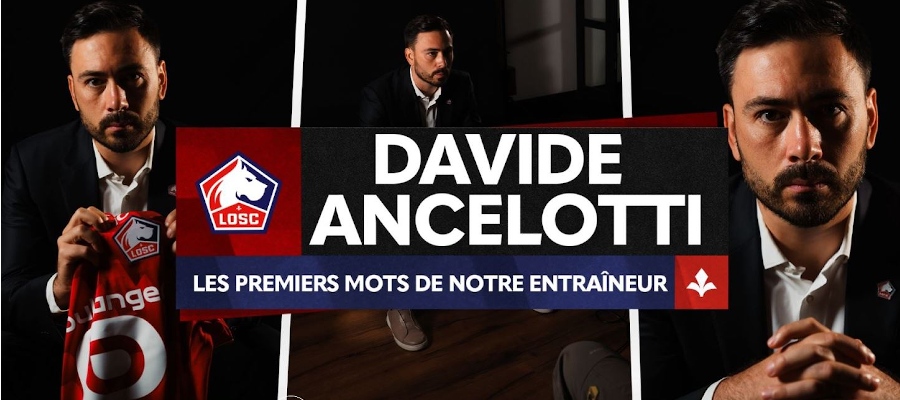 Oficiálně: Davide Ancelotti trenérem Lille