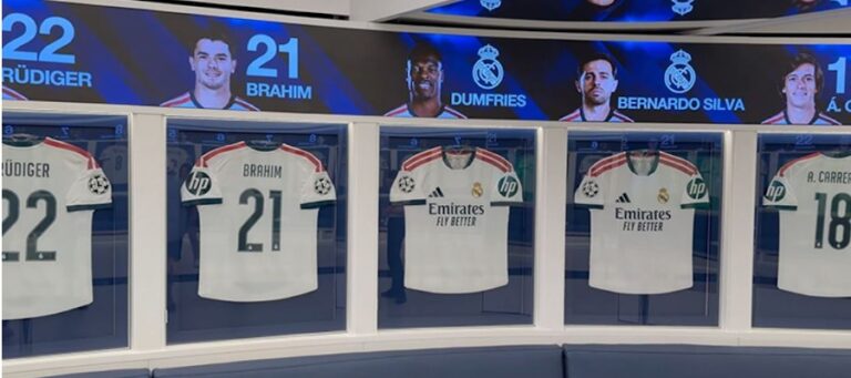 Šatna na Bernabéu naznačuje čísla nových hráčů Realu Madrid (video)