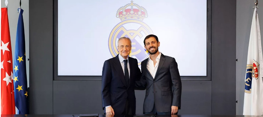 OFICIÁLNĚ: Bernardo Silva představen jako hráč Realu Madrid