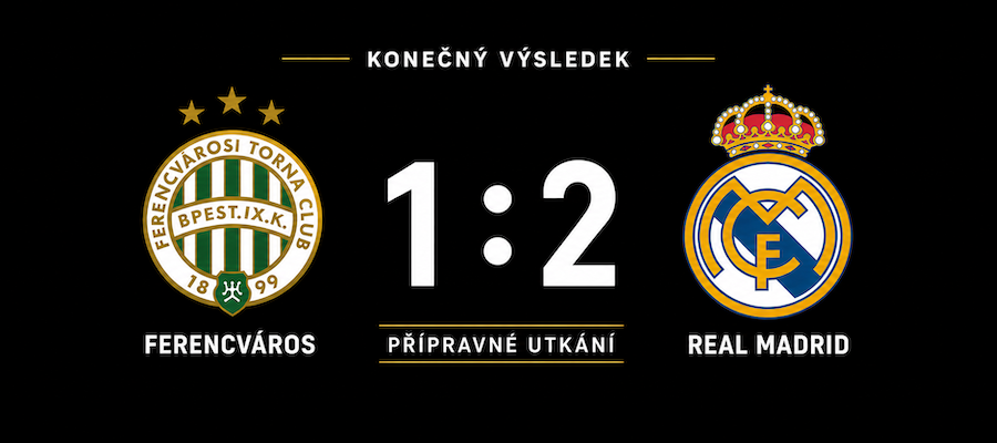 KONEC: Ferencváros - Real Madrid 1:2