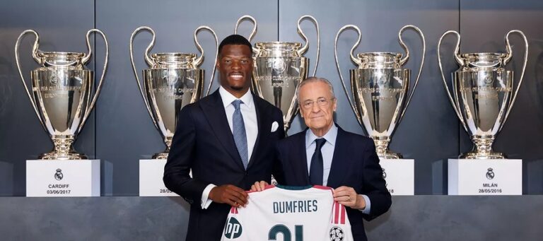 Dumfries: Myslím, že hrát za Real Madrid je snem každého