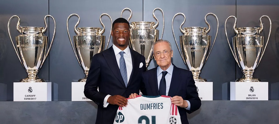 Dumfries: Myslím, že hrát za Real Madrid je snem každého
