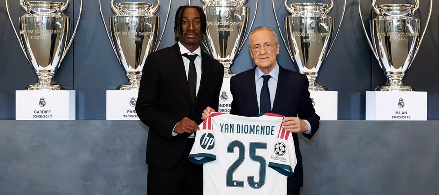 Real Madrid oficiálně představil Yana Diomandeho