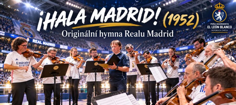 EXKLUZIVNĚ: Klasická hymna Realu Madrid na slavnostním představení fanklubu El León Blanco
