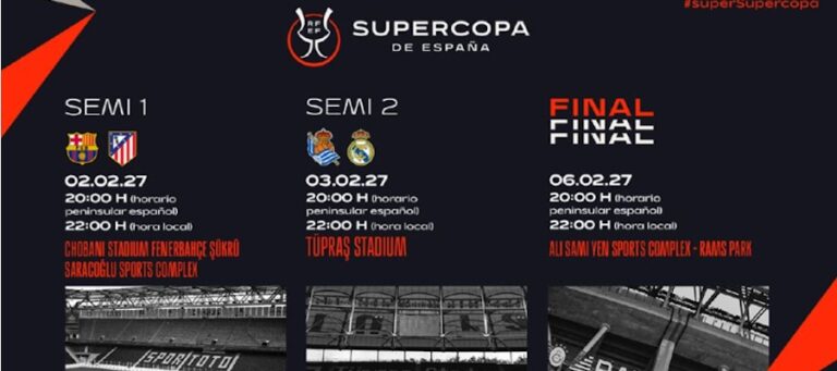 Oficiálně: Real odehraje semifinále Superpoháru na stadionu Beşiktaşe