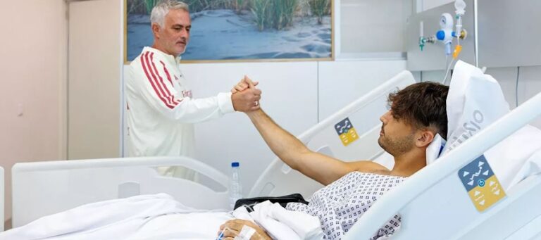 Mourinho navštívil Asencia po operaci, ten následně všem poděkoval na sociálních sítích